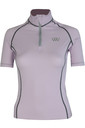 2022 Womens Short Sleeve Performance Riding Shirt & Close Contact Saddle Cloth Bundle - Lilac